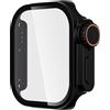 Leotop Compatibile con Apple Watch Serie 6/5/4 SE 2 44 mm Privacy Screen Protector Case [Sembra Apple Watch Ultra Style Case] (nero, serie 44 mm SE2/SE/6/5/4)