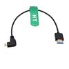 HangTon Micro HDMI 4K 60Hz 8K Ultra HD Cavo per Sony A6600 A7RIV X-T3 Canon R5C R6 Lumix S5 Fotocamera ATOMOS Ninja V Portkeys Monitor Tipo A D HDMI 2.1 Angolo destro 30cm