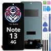 iYAiYO Schermo LCD Display Digitalizzatore Touch Screen Ricambio Compatibile con Redmi Note 13 4G 23129RAA4G, 23124RA7EO Incell Schermo Completo con Strumenti-Nero