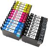 ESMONLINE Set di 20 cartucce compatibili in sostituzione di Epson 29 XL (T0299x) adatte per Expression Home XP-455 XP-452 XP-442 XP-435 XP-332 XP-335 XP-342 XP-235 XP-245