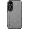 Kepuch Silklike Cover per Oppo A60 4G - Custodia Case Piastra Metallica Incorporata - Grigio