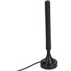 Annadue Antenna FM ad Alto Guadagno 25 dB, Amplificatore per Antenna FM Alta Sensibilità 85-112MHz, Ricevitore Radio FM per Piani Bassi con Ostruzioni e Segnale Debole