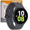 REY Pellicola salvaschermo per Samsung Galaxy WATCH5 (44mm) - WATCH7 (44mm), Vetro temperato, di qualità Premium