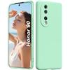 ISOI - Cover per Honor 90 5G, Custodia Morbida in Silicone Liquido, Protezione Completa Antiurto Ultra Sottile per il Corpo - Menta Verde