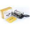 SUNFOUNDER NAS Kit for Raspberry pi 4B 3B+ 3B 3A+ 2B, NAS Hat, Dual fan, Micro SD card Included