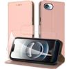 AUUYYA Cover per iPhone 16e + Vetro Temperato, Custodia Portafoglio Pelle PU Premium Antigraffio Antishock, 3 Slot Carte + Supporto Flip, Blocco RFID Cover Protezione per iPhone 16e
