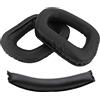 SINDERY Cuscinetti cuscinetti auricolari di ricambio per auricolari per Logitech wireless Gaming Headset G930 G35 G430 F450 Headphnones Headband + Earpad