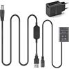 Raeisusp PS-BLS5 Batteria Dummy BLS-5 Cavo USB Accoppiatore DC per Olympus Pen E-PL7 E-PL5 E-PM2 Penna 1 1s OM-D E-M10 E-M10 Mark II III