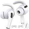 AHASTYLE 3 Paia AirPods Pro Ear Hooks Antiscivolo Ear Cover Accessori [Custodia aggiuntiva] Compatibile con Apple AirPods Pro (AirPods Pro 1, Bianca)