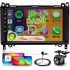 Hodozzy 【8 Nucleo 4+64G】Hodozzy Carplay DAB/DAB+ Autoradio per Mercedes Benz B200 W169 W245 W639 Sprinter Vito Viano,9 Pollici Touchcreen Stereo auto Bluetooth 5.0 con Android Auto/WiFi/GPS/RDS/FM/HiFi