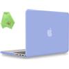 UESWILL, custodia rigida opaca per MacBook, morbida al tatto, include panno in microfibra, Serenity Blue, MacBook Pro 15 with Retina Display