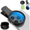 Hengrongshen - Filtro CPL da 52 mm, ultra sottile con rivestimento multiplo, filtro polarizzatore a clip, compatibile con I-Phone 16, 15, 14, 13, 12, 11, Sam-Sung, Xiao-Mi