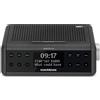 Nordmende Transita 115 - Radio sveglia digitale (radio DAB+/FM con doppia sveglia, timer per sonno, funzione snooze, display OLED con orario e informazioni visualizzate, 3 watt) antracite