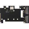 Khadas Slot M.2 (M-Key) per SSD NVMe 2280 e slot M.2 (B-Key) per moduli 4G LTE con slot per schede Nano-SIM 10 pin GPIO Header 4G Active LED