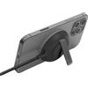 Belkin Tappetino di ricarica wireless portatile con MagSafe BoostCharge (ricarica rapida fino a 15 W, supporto estraibile, per iPhone 13, iPhone 12, alimentatore non incluso),Nero, WIA004DSBK