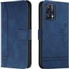 Bravoday Cover per Realme 9 PRO Plus/Realme 9 PRO +, Flip Custodia in Pelle PU Portafoglio Custodia per Realme 9 PRO Plus/Realme 9 PRO +, con Slot per Schede, Blu