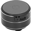 Tangxi Lettore Musicale Altoparlante Multifunzionale a Conduzione Ossea Resistente all'acqua 3W 4Ω 5V Lega di Alluminio BT Wireless per Viaggi Domestici (BLACK)