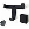 MFS MYFUTURSHOP Supporto per Xiaomi Mi TV Box S senza fori - Montaggio adesivo da posizionare dietro il televisore o a parete, nascosto cavi e risparmio di spazio, fissaggio sicuro e discreto (3 Gen TV Box S)