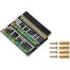 IBest for Raspberry Pi 400 GPIO Header Adapter 2X 40 PIN Color-Coded Header Expansion Board,Easy Expansion