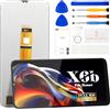 SRJTEK Schermo LCD di ricambio per Huawei Honor X6B JDY-LX1 JDY-LX2 Touch Screen Digitizer Display Assembly Kit di riparazione senza cornice (nero)