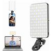 DUIDESHI 5000mAh Luce per Foto Telefono Ring Light: 1000 lumen Ricaricabili Luci di Riempimento del telefono, Videoconferenze, Uso del Computer Portatile, Riunioni di Zoom, TikTok