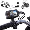 Rimoody Dashcam per Moto 1080P con Due Telecamere, 2 Schermo, Telecamera a Doppia Lente Anteriore e Posteriore, IP67 Impermeabile, Visione Notturna, G-Sensor, Loop Video, Monitoraggio di Parcheggio