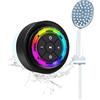 XLeader SoundAngel Mate(3rd Gen) Cassa Bluetooth Doccia Pro, Cassa Impermeabile IPX7 Certificato, Suono Cristallino 8W e Bassi Ricco, 15ore di Riproduzione, con Luce RGB, Ventosa, Cordone in Silicone