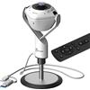 j5create 360 AI-Powered Meeting Webcam con vivavoce, Smart-Tracking, Auto-Framing, videocamera per videoconferenze HD 1080P, con telecomando (JVU368)