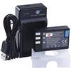 DSTE EN-EL9 Li-ion Batteria (2-Pacco) e Caricabatterie USB Compatibile per Nikon D40 D40x D60 D3000 D5000