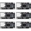 The Lord of the Tools 6PCS USB Type-C Decoy Board PD3.0/2.0/QC3.0/2.0/FCP/AFC Modulo di attivazione esca ricarica rapida 9V 12V 15V 20V 23x11.5x4mm per Laptop Router Modem Adattatore ottico