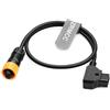 SZRMCC Cavo di alimentazione da 2 pin a D-Tap V Mount per Aputure Amaran P60c/P60x Bi-Color LED Light