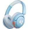 awatrue Cuffie Bluetooth per Bambini, Tasti Giganti & Microfono Integrato, Bluetooth 5.4 + Cavo AUX, Durata Della Batteria di 75 Ore, Limite di Volume di 85 dBA, per l'uso a Scuola/in Viaggio (Blu)
