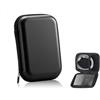 Emezddo Borsa per Hard Disk, Custodia Portatile e Robusta per Hard Disk Esterno, Utilizzabile per Viaggi, Ufficio, Cuffie, Cavi Dati, Gioielli, Chiavi, Monete, Caricabatterie (Nero)