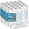 KAMCY Batterie alcaline AAA - 24 batterie AAA - 1400 mAh, batteria AAA 1,5 V, batterie AAA per dispositivi elettronici, lunga durata e potenti