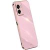 RankOne La Custodia del Telefono è Adatta per Realme Narzo 50 5G / OPPO A77 5G (6.58 Inches), Case per Cellulare in Silicone con Telaio Galvanico - Viola