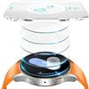 Misxi 5 pellicole protettive in vetro temperato 9H per Samsung Galaxy Watch 5/4 40 mm, con strumento di allineamento automatico, ultra sottile e senza bolle, protezione antigraffio con anti-impronte