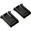Printbtw 1 paio di piedini di ricambio per tastiera Logitech K120, colore nero