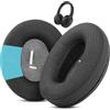 TaiZiChangQin Cuscinetti auricolari di ricambio compatibili con cuffie Mpow H19 IPO Bluetooth 5.0 con cancellazione attiva del rumore (tessuto nero)