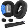 YunYiYi Cuscinetti di ricambio in gel refrigerante compatibili con cuffie Turtle Beach Ear Force Stealth 700, 450, 420X, 600, 500P, PX3, PX5, X12, Ear Force XO Seven Gaming, parti di riparazione