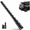 Okaywork 17cm Antenna Auto Corta Autoradio FM AM Universale,Viti Incluse M4.0 M5.0 M6.0 di Diverse Dimensioni Materiale in gomma per Veicolo Camion SUV Auto Amplificata Radio