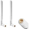 HAFRILY Antenna omnidirezionale SMA maschio 5dBi 4G LTE antenna per router segnale esterno Booster TP Link Antenna compatibile con router 4G modem wireless LTE WCDMA reti per uso interno ed esterno
