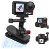 BRDRC Supporto magnetico a clip per zaino DJI Osmo Action 5 Pro/6/4/3, girevole a 360° per borsa a tracolla Insta360 Go Ultra/X6/X5/X4, Osmo Pocket 3/4/Nano/360, per accessori GoPro Hero 13