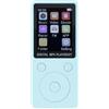 Denash Lettore MP3 con Bluetooth, Lettore Musicale Portatile con Schermo da 1,8 Pollici con Scheda di Memoria da 64 GB, Lettore Mp4 con Riduzione del Rumore Espanso Fino a 128 GB (BLUE)