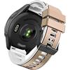 SumRioo 22mm Cinturino per Garmin Vivoactive 4/Forerunner 265/Forerunner 255/Forerunner 255 Music/Venu 2, Silicone Cinturini per Amazfit Bip 5/Amazfit GTR 4/Amazfit Cheetah/Cheetah Pro - Kaki/Bianco