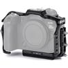 Tilta Gabbia R6 Mark III, Gabbia Completa per Fotocamera Compatibile con R6 Mark III/R5 Mark II con Morsetto per Cavi - Nero TA-T99-FCC-B