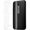 REY Cover in Gel TPU Trasparente per Motorola Moto G3, Ultra Sottile 0,33 mm, Morbido Flessibile, Custodia Silicone