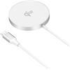 MMOBIEL Caricatore Wireless Magnetico 15W Qi2 Certificato-Caricatore Magnetico per MagSafe iPhone e Samsung-Stazione di Ricarica per Compatibile con AirPods e Galaxy Buds-Carica Rapida Wireless-Bianco