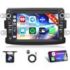 Inefala Autoradio Android 15 2G+64G per Renault Dacia Duster Sandero Logan Dokker Lodgy,Autoradio Bluetooth con Wireless Carplay Android Auto,7 HD con GPS WiFi FM/RDS Radio SWC MIC Retrocamera