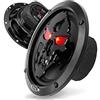 WEB 2 ALTOPARLANTI compatibile con BOSS AUDIO SYSTEMS SK653B coassiali a 3 vie da 16,50 cm 165 mm 6,5 175 watt rms 350 watt max 4 ohm 90 db neri, a coppia