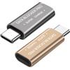 XMSJSIY USB Type-C Data Blocker USB-C a C Telefono Mobile Safe Fast Charging Adapter Connector Protect Against Juice Jacking, Rifiuta Hacking Fornire - 2PCS